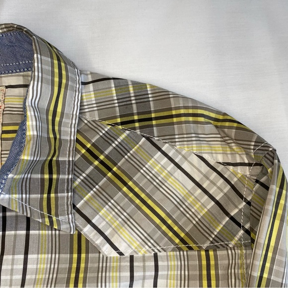 RW&CO Plaid Pearl Snap Long Sleeve Multicolored Shirt Men's Size Large - Picture 2 of 12